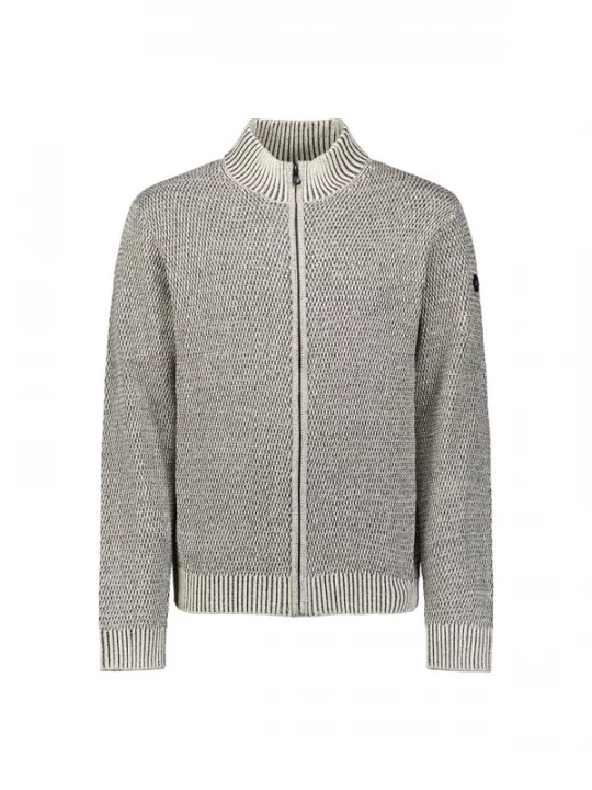 Foto van product No Excess Gebreid vest stone grey