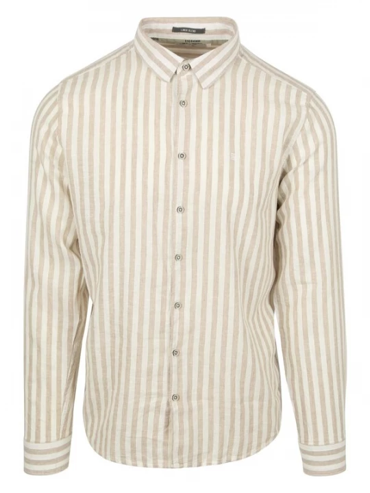 Foto van product No Excess Overhemd beige