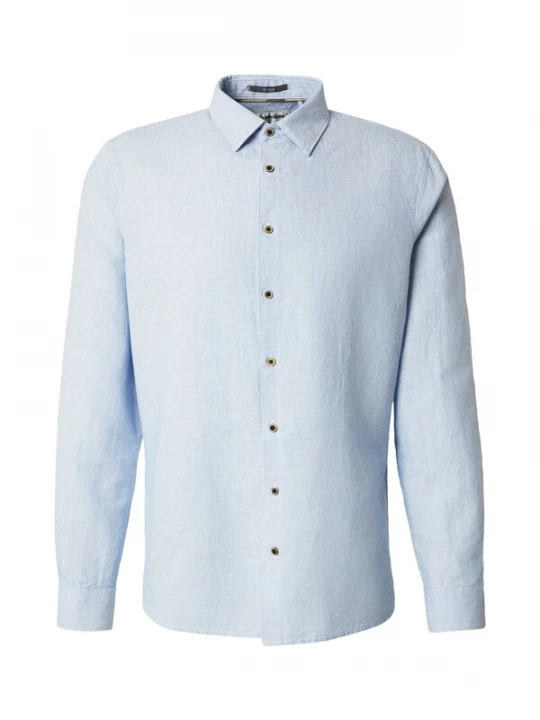 Foto van product No Excess Overhemd blauw / wit