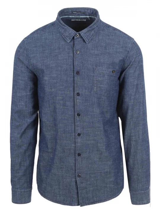 Foto van product No Excess Overhemd donkerblauw