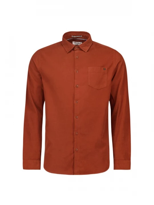 Foto van product No Excess Overhemd oranjerood