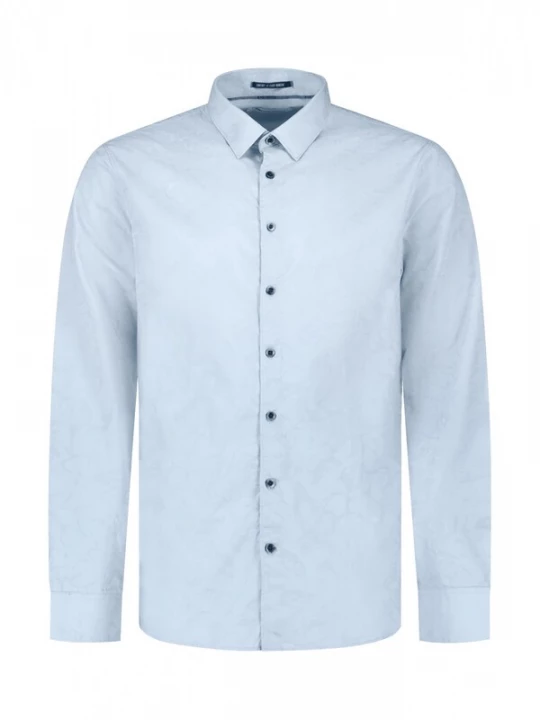 Foto van product No Excess Overhemd pastelblauw / lichtblauw