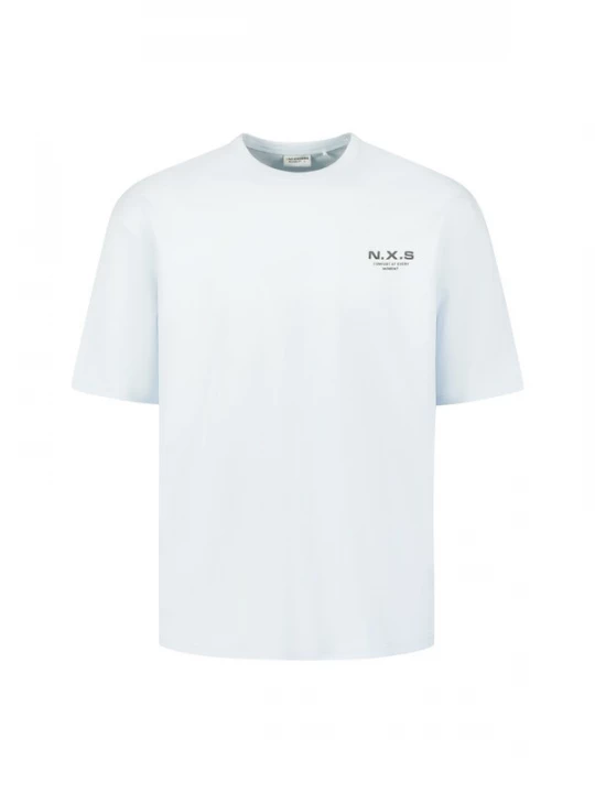 Foto van product No Excess Shirt antraciet / lichtgroen / wit