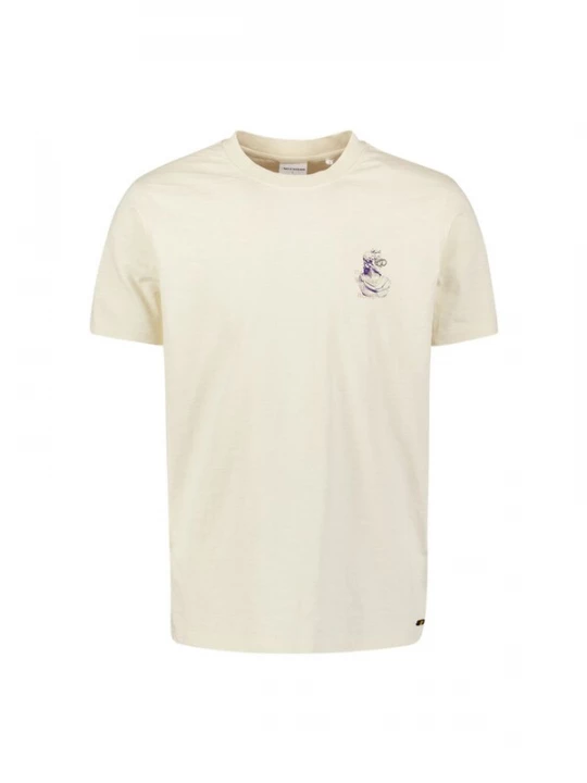 Foto van product No Excess Shirt blauw / groen / oranjerood / natuurwit