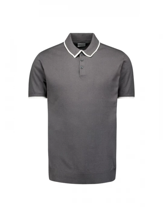 Foto van product No Excess Shirt donkergrijs / wit