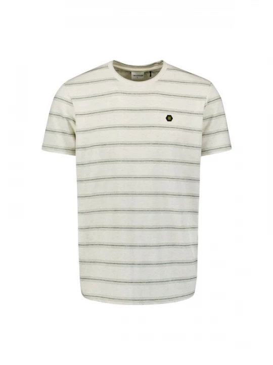 Foto van product No Excess Shirt ecru / lichtgroen