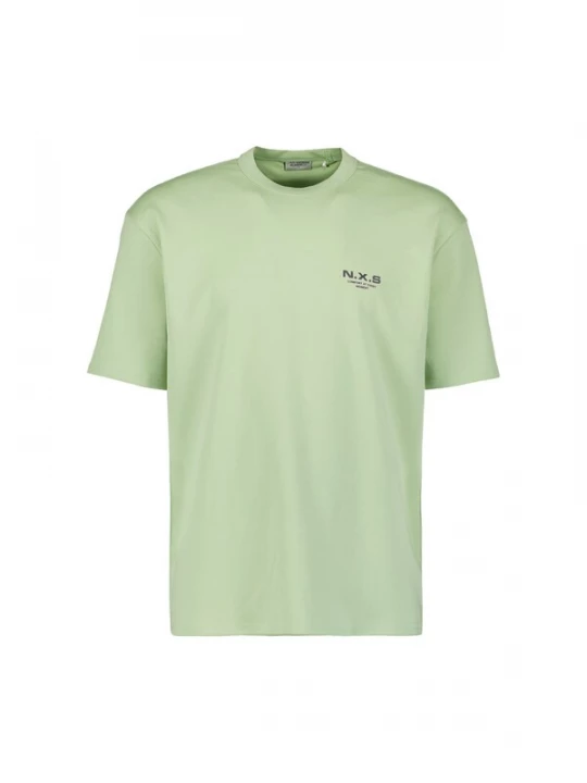 Foto van product No Excess Shirt lichtgroen / zwart