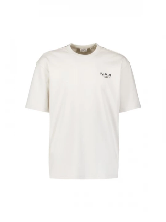 Foto van product No Excess Shirt taupe / lichtgroen / zwart