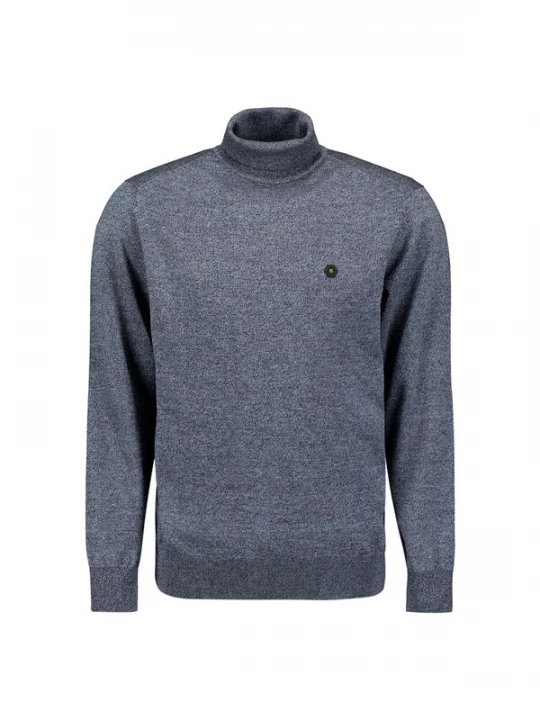 Foto van product No Excess Trui blauw gemêleerd / donkergeel / zwart