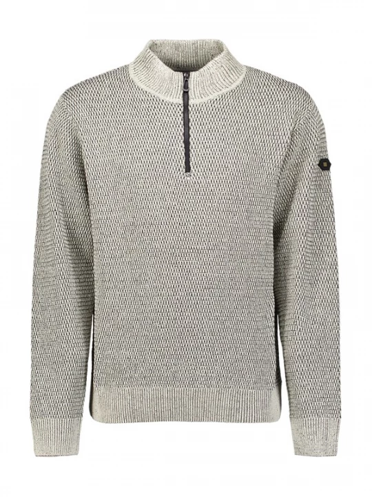 Foto van product No Excess Trui stone grey / zwart