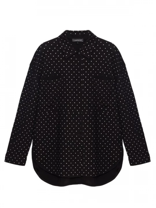 Foto van product No Matter What Blouse zwart / offwhite