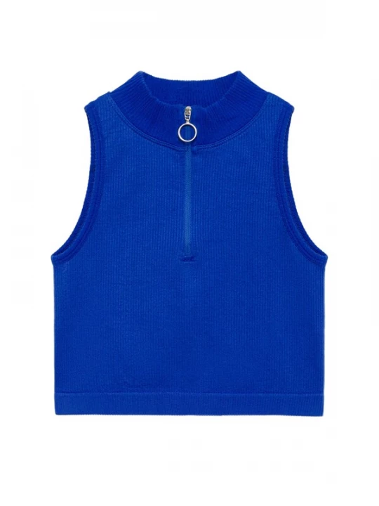 Foto van product No Matter What Gebreide top blauw