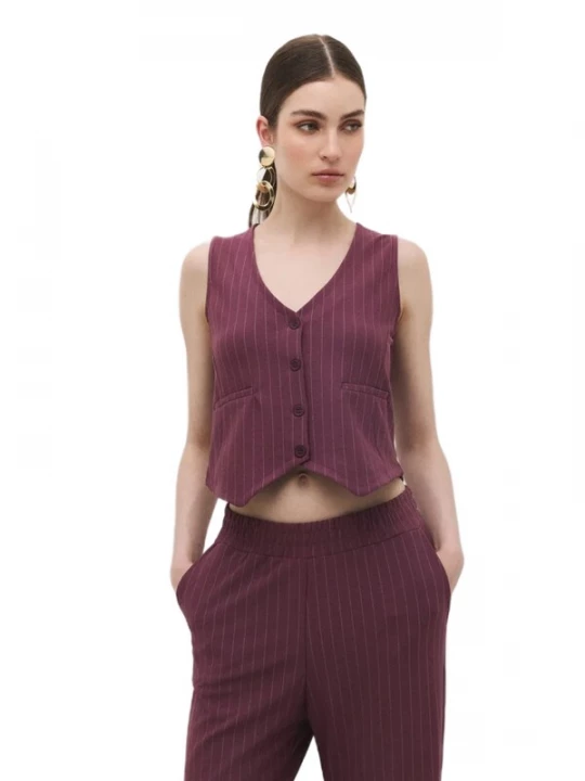 Foto van product No Matter What Gilet bordeaux
