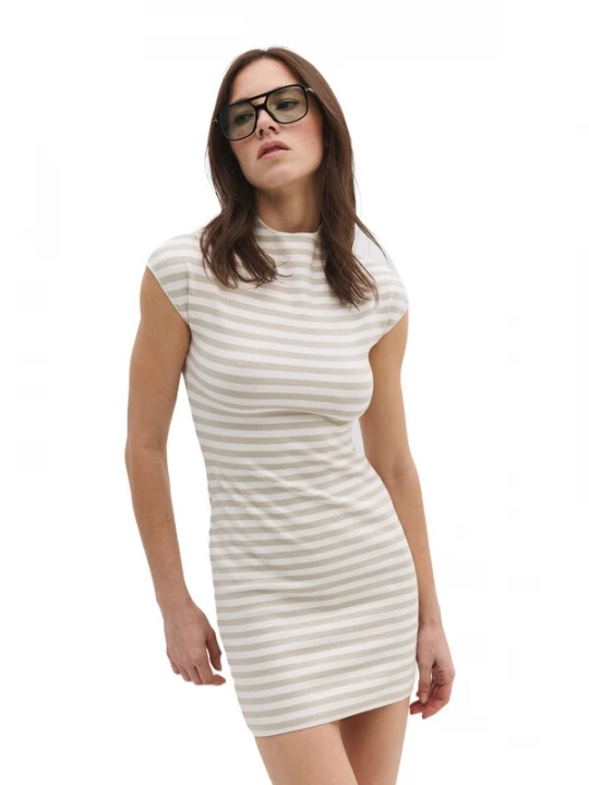 Foto van product No Matter What Jurk nude / wit