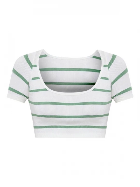 Foto van product No Matter What Shirt 'Athlet' jade groen / wit