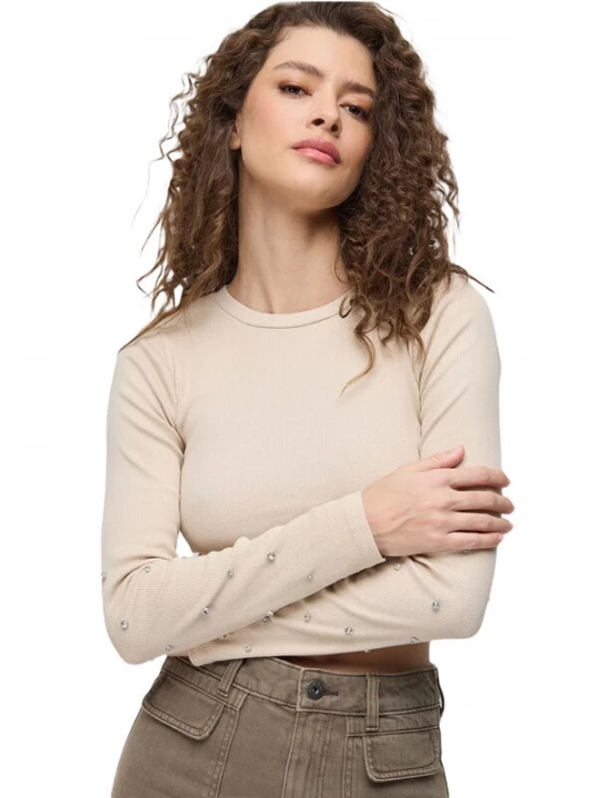 Foto van product No Matter What Shirt beige