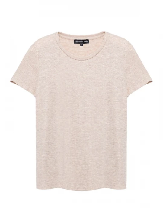 Foto van product No Matter What Shirt beige gemêleerd