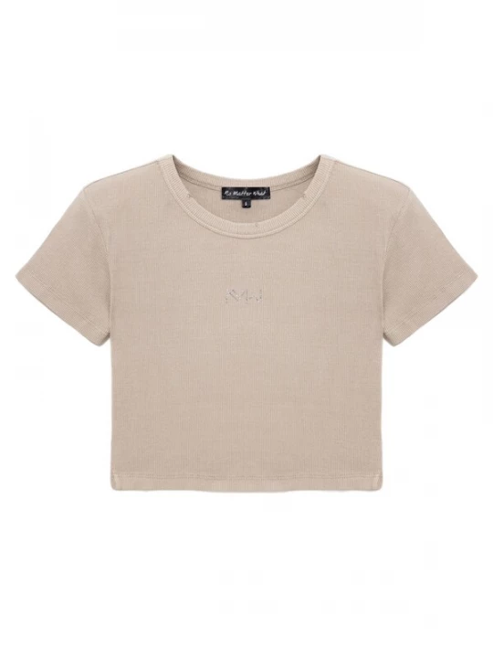 Foto van product No Matter What Shirt beige / zilver