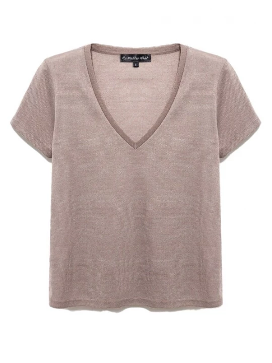 Foto van product No Matter What Shirt donkerbeige