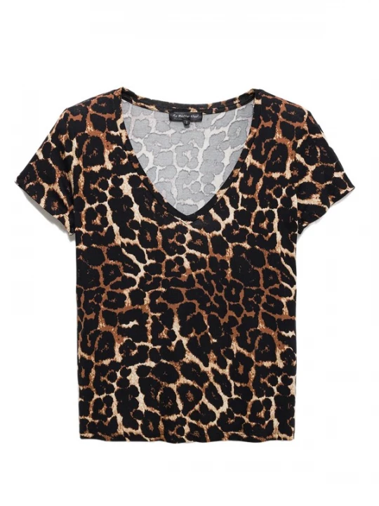 Foto van product No Matter What Shirt ecru / bruin / zwart