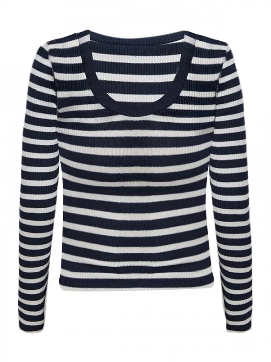Foto van product No Matter What Shirt navy / wit