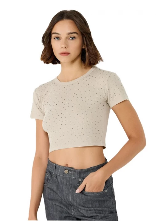Foto van product No Matter What Shirt taupe