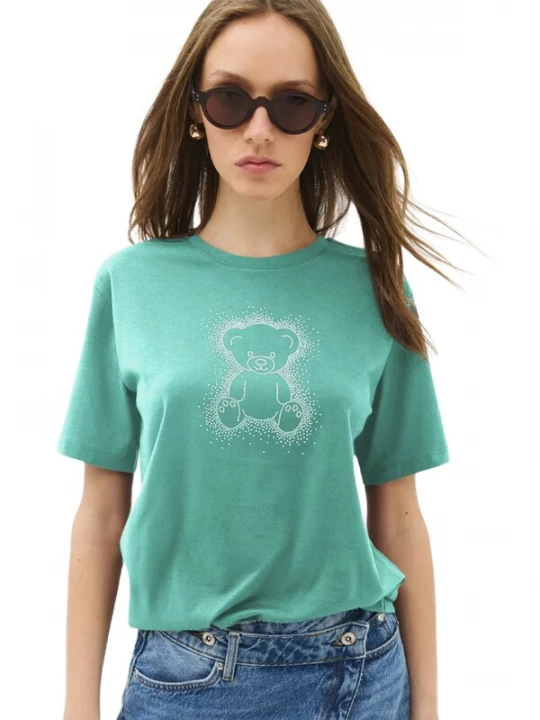 Foto van product No Matter What Shirt turquoise