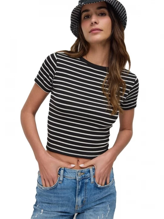 Foto van product No Matter What Shirt zwart / wit