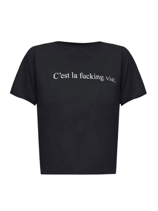 Foto van product No Matter What Shirt zwart / wit