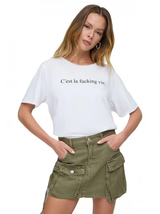 Foto van product No Matter What Shirt zwart / wit