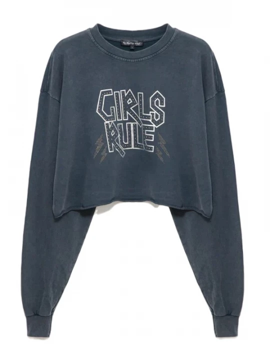 Foto van product No Matter What Sweatshirt antraciet / wit