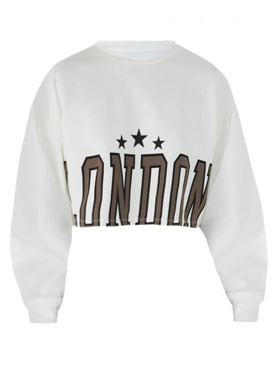 Foto van product No Matter What Sweatshirt bruin / zwart / wit