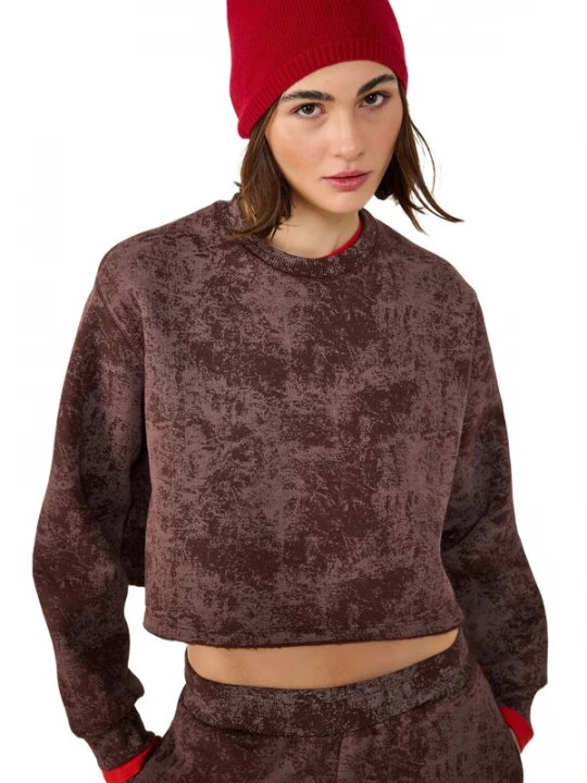 Foto van product No Matter What Sweatshirt chocoladebruin