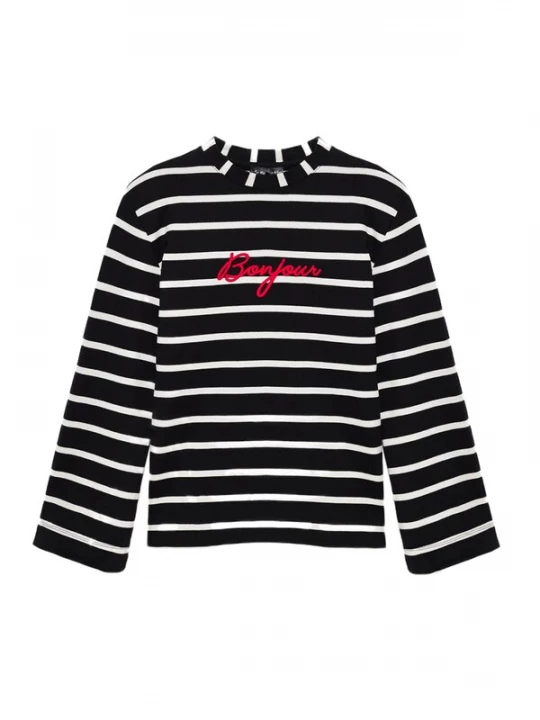 Foto van product No Matter What Sweatshirt ecru / rood / zwart