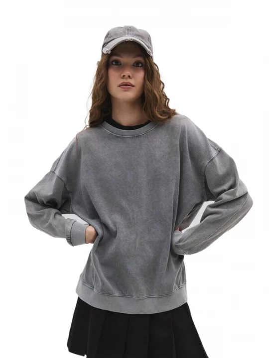 Foto van product No Matter What Sweatshirt grijs