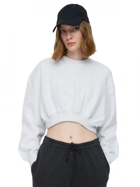 Foto van product No Matter What Sweatshirt grijs gemêleerd