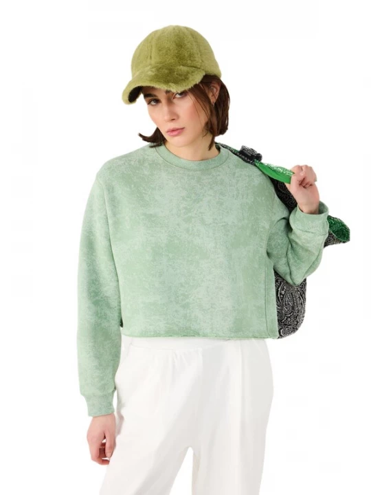 Foto van product No Matter What Sweatshirt mintgroen