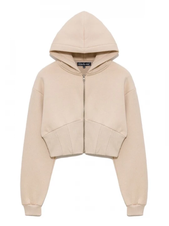 Foto van product No Matter What Sweatvest beige