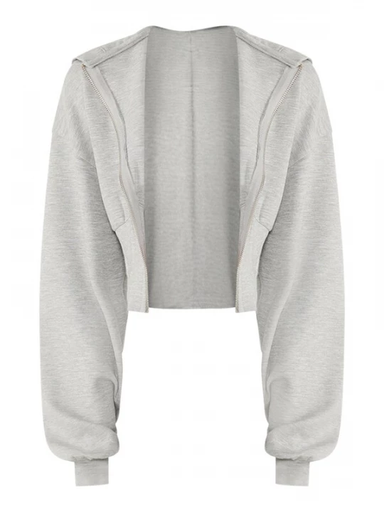 Foto van product No Matter What Sweatvest lichtgrijs