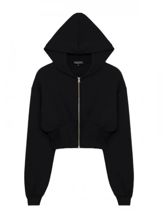 Foto van product No Matter What Sweatvest zwart