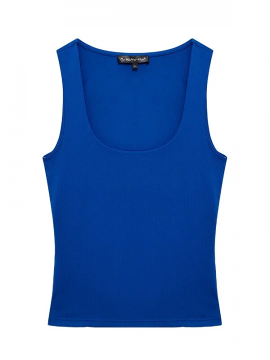 Foto van product No Matter What Top 'Athlet' blauw