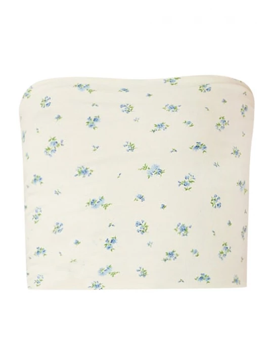 Foto van product No Matter What Top blauw / groen / wit