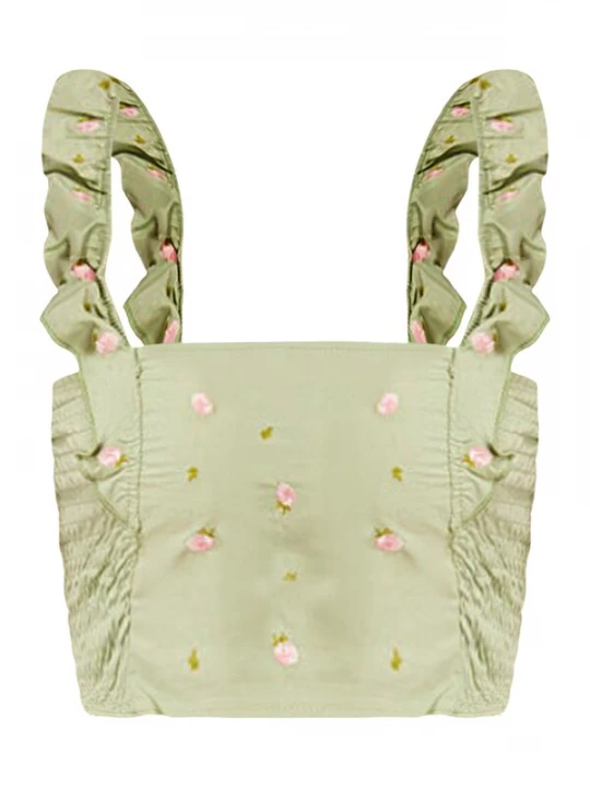 Foto van product No Matter What Top groen / pink