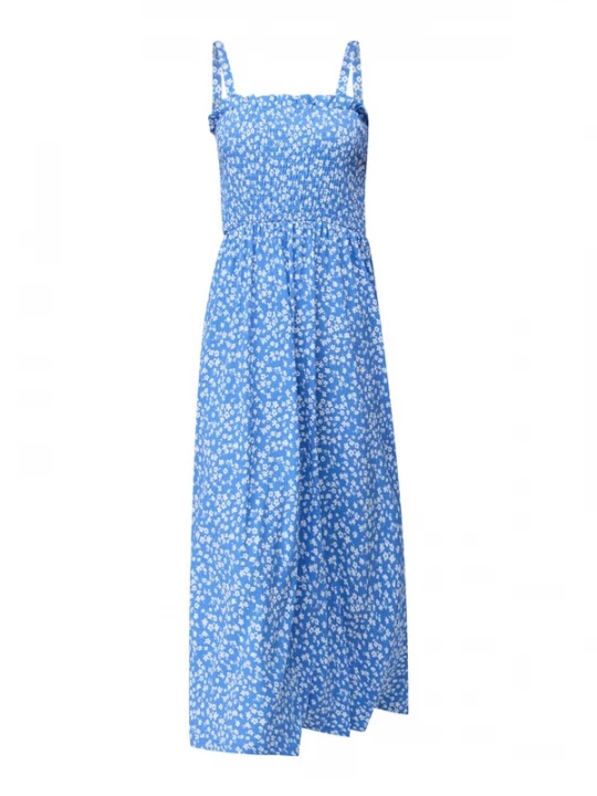 Foto van product No Matter What Zomerjurk blauw / wit