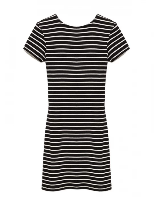 Foto van product No Matter What Zomerjurk zwart / wit