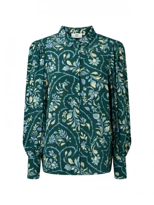 Foto van product Noa Noa Blouse ' Janelle' groen / gemengde kleuren
