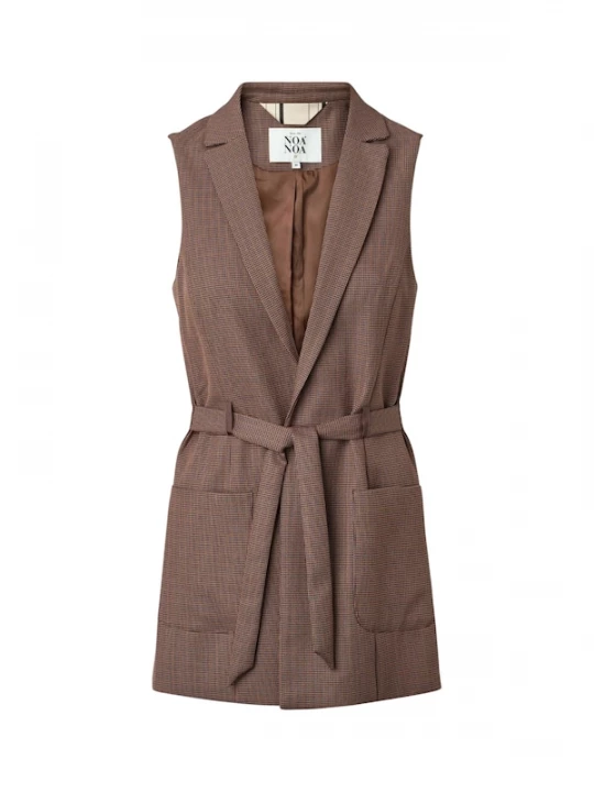 Foto van product Noa Noa Bodywarmer ' EvengelineNN ' bruin