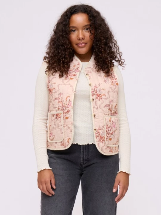 Foto van product Noa Noa Bodywarmer ' Livia ' gemengde kleuren / pink