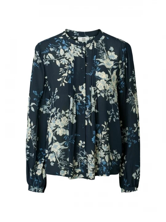 Foto van product Noa Noa Shirt 'PhilippaNN' beige / donkerblauw