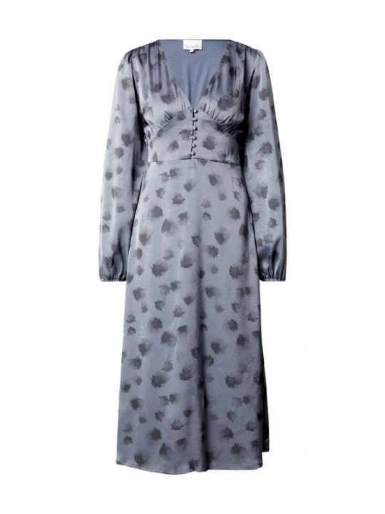 Foto van product Noella Jurk 'Lilith' smoky blue / zwart